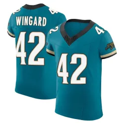 Men's Andrew Wingard Jacksonville Jaguars No.42 Elite Prowler Throwback Vapor F.U.S.E. Jersey - Teal