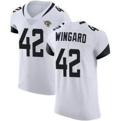 Men's Andrew Wingard Jacksonville Jaguars No.42 Elite Vapor Untouchable Road Jersey - White