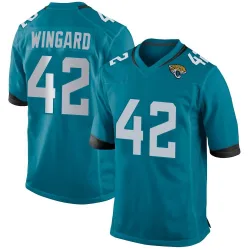 Men's Andrew Wingard Jacksonville Jaguars No.42 Game Jersey - Teal