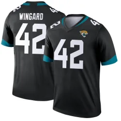 Men's Andrew Wingard Jacksonville Jaguars No.42 Legend Jersey - Black