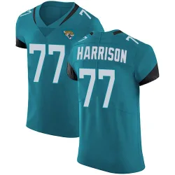 Men's Anton Harrison Jacksonville Jaguars No.77 Elite Vapor Untouchable Alternate Jersey - Teal