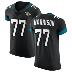 Men's Anton Harrison Jacksonville Jaguars No.77 Elite Vapor Untouchable Jersey - Black
