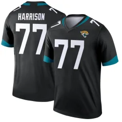 Men's Anton Harrison Jacksonville Jaguars No.77 Legend Jersey - Black