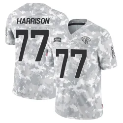 Men's Anton Harrison Jacksonville Jaguars No.77 Limited 2024 Salute to Service Jersey - Arctic Camo