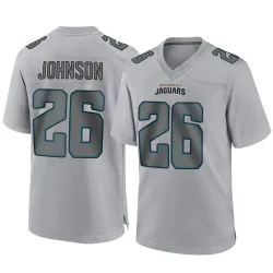 Men's Antonio Johnson Jacksonville Jaguars No.26 Game Atmosphere Fashion Jersey - Gray