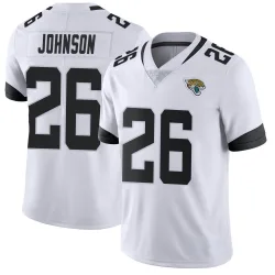 Men's Antonio Johnson Jacksonville Jaguars No.26 Limited Vapor Untouchable Jersey - White