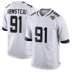 Men's Arik Armstead Jacksonville Jaguars No.91 Game Jersey - White