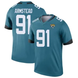 Men's Arik Armstead Jacksonville Jaguars No.91 Legend Color Rush Jersey - Teal