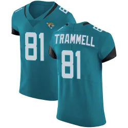 Men's Austin Trammell Jacksonville Jaguars No.81 Elite Vapor Untouchable Alternate Jersey - Teal