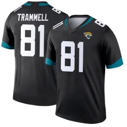 Men's Austin Trammell Jacksonville Jaguars No.81 Legend Jersey - Black