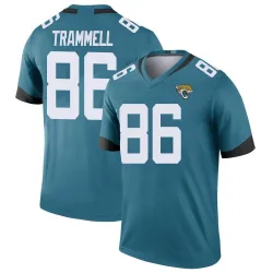 Men's Austin Trammell Jacksonville Jaguars No.86 Legend Color Rush Jersey - Teal