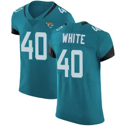 Men's Aydan White Jacksonville Jaguars No.40 Elite Vapor Untouchable Alternate Jersey - Teal