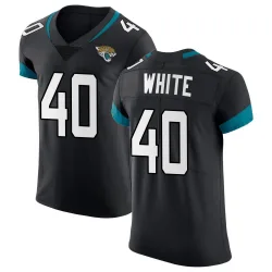 Men's Aydan White Jacksonville Jaguars No.40 Elite Vapor Untouchable Jersey - Black