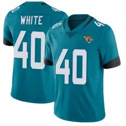 Men's Aydan White Jacksonville Jaguars No.40 Limited Vapor Untouchable Jersey - Teal