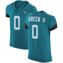 Men's BJ Green II Jacksonville Jaguars No.0 Elite Vapor Untouchable Alternate Jersey - Teal
