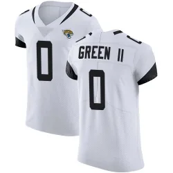 Men's BJ Green II Jacksonville Jaguars No.0 Elite Vapor Untouchable Road Jersey - White