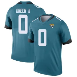Men's BJ Green II Jacksonville Jaguars No.0 Legend Color Rush Jersey - Teal