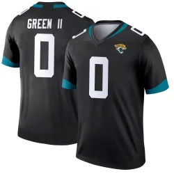 Men's BJ Green II Jacksonville Jaguars No.0 Legend Jersey - Black
