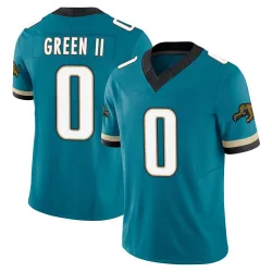 Men's BJ Green II Jacksonville Jaguars No.0 Limited Prowler Throwback Vapor F.U.S.E. Jersey - Teal