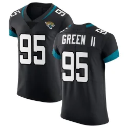 Men's BJ Green II Jacksonville Jaguars No.95 Elite Vapor Untouchable Jersey - Black