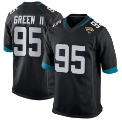Men's BJ Green II Jacksonville Jaguars No.95 Game Jersey - Black