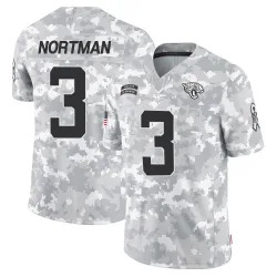 Men's Brad Nortman Jacksonville Jaguars No.3 Limited 2024 Salute to Service Jersey - Arctic Camo