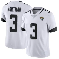 Men's Brad Nortman Jacksonville Jaguars No.3 Limited Vapor Untouchable Jersey - White