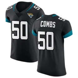 Men's Branson Combs Jacksonville Jaguars No.50 Elite Vapor Untouchable Jersey - Black