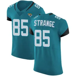 Men's Brenton Strange Jacksonville Jaguars No.85 Elite Vapor Untouchable Alternate Jersey - Teal