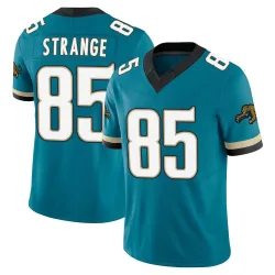 Men's Brenton Strange Jacksonville Jaguars No.85 Limited Prowler Throwback Vapor F.U.S.E. Jersey - Teal