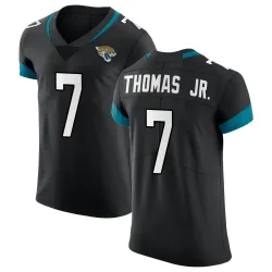 Men's Brian Thomas Jr. Jacksonville Jaguars No.7 Elite Vapor Untouchable Jersey - Black