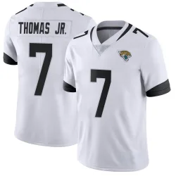 Men's Brian Thomas Jr. Jacksonville Jaguars No.7 Limited Vapor Untouchable Jersey - White