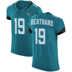 Men's C.J. Beathard Jacksonville Jaguars No.19 Elite Vapor Untouchable Alternate Jersey - Teal