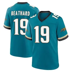 Men's C.J. Beathard Jacksonville Jaguars No.19 Game Prowler Throwback Jersey - Teal