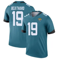 Men's C.J. Beathard Jacksonville Jaguars No.19 Legend Color Rush Jersey - Teal