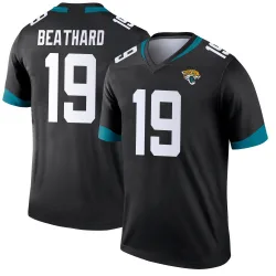 Men's C.J. Beathard Jacksonville Jaguars No.19 Legend Jersey - Black