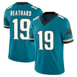 Men's C.J. Beathard Jacksonville Jaguars No.19 Limited Prowler Throwback Vapor F.U.S.E. Jersey - Teal