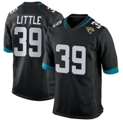 Men's Cam Little Jacksonville Jaguars No.39 Game Jersey - Black