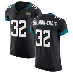 Men's Cam'Ron Silmon-Craig Jacksonville Jaguars No.32 Elite Vapor Untouchable Jersey - Black