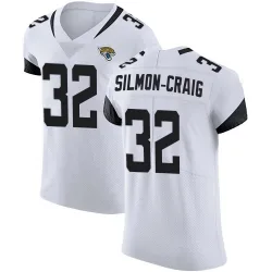 Men's Cam'Ron Silmon-Craig Jacksonville Jaguars No.32 Elite Vapor Untouchable Road Jersey - White