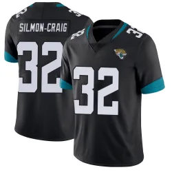 Men's Cam'Ron Silmon-Craig Jacksonville Jaguars No.32 Limited Vapor Untouchable Jersey - Black