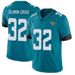 Men's Cam'Ron Silmon-Craig Jacksonville Jaguars No.32 Limited Vapor Untouchable Jersey - Teal
