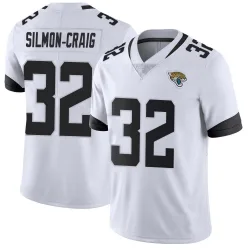 Men's Cam'Ron Silmon-Craig Jacksonville Jaguars No.32 Limited Vapor Untouchable Jersey - White
