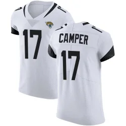Men's Cameron Camper Jacksonville Jaguars No.17 Elite Vapor Untouchable Road Jersey - White