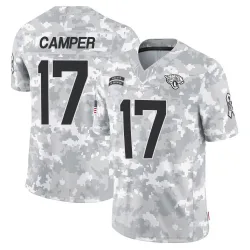 Men's Cameron Camper Jacksonville Jaguars No.17 Limited 2024 Salute to Service Jersey - Arctic Camo