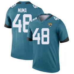 Men's Chad Muma Jacksonville Jaguars No.48 Legend Color Rush Jersey - Teal