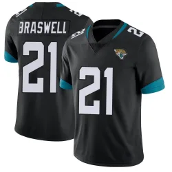 Men's Christian Braswell Jacksonville Jaguars No.21 Limited Vapor Untouchable Jersey - Black