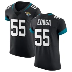 Men's Chuma Edoga Jacksonville Jaguars No.55 Elite Vapor Untouchable Jersey - Black