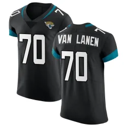 Men's Cole Van Lanen Jacksonville Jaguars No.70 Elite Vapor Untouchable Jersey - Black