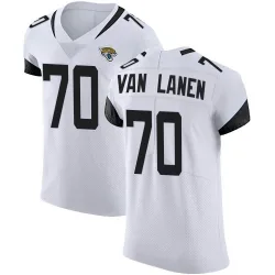 Men's Cole Van Lanen Jacksonville Jaguars No.70 Elite Vapor Untouchable Road Jersey - White